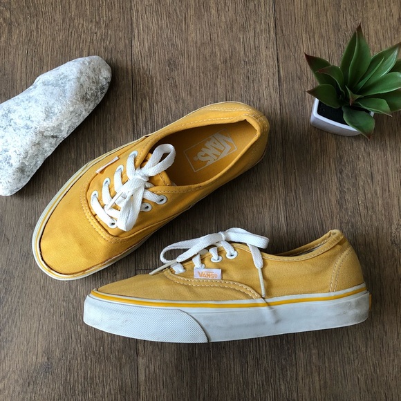vans shoes mustard yellow